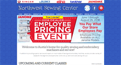 Desktop Screenshot of nwsewingcenter.com